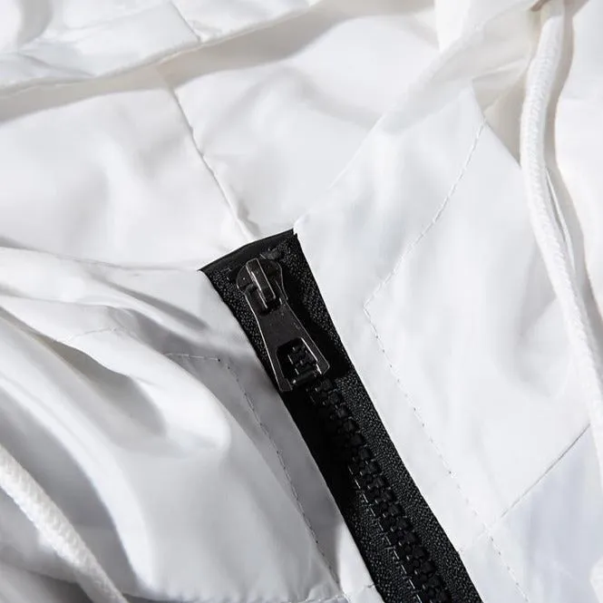 "FASHIOND" Veste Coupe Vent Noir - URB1™