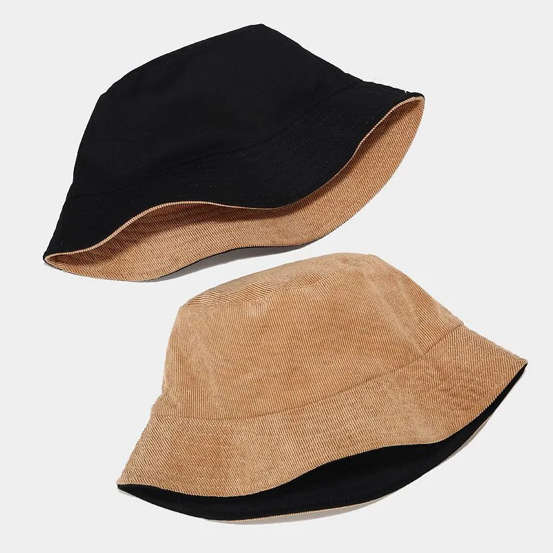"HAT" Chapeau Bob en velour Noir - URB1™