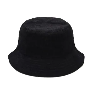"HAT" Chapeau Bob en velour Noir - URB1™