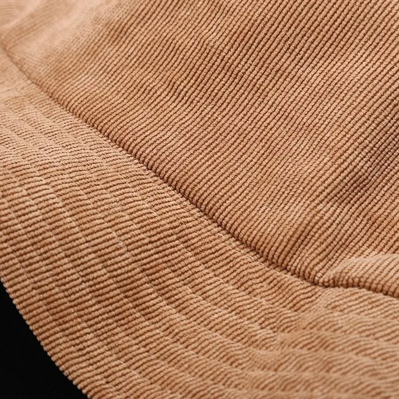 "HAT" Chapeau Bob en velour Noir - URB1™