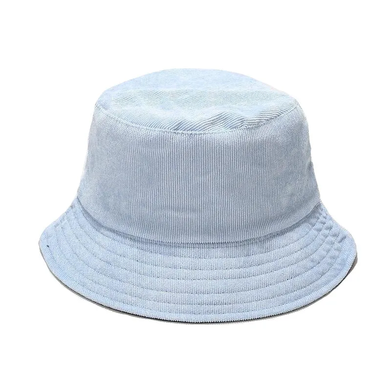 "HAT" Chapeau Bob en velour Noir - URB1™