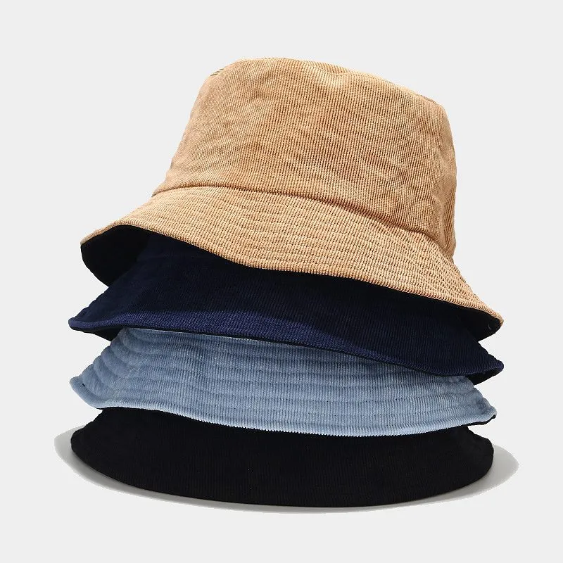 "HAT" Chapeau Bob en velour Noir - URB1™