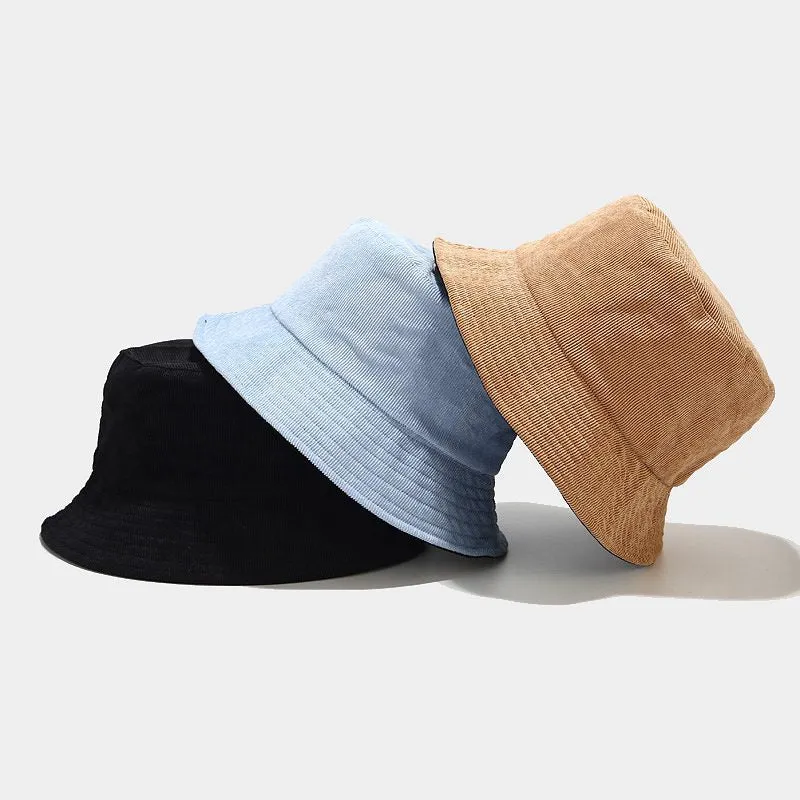 "HAT" Chapeau Bob en velour Noir - URB1™