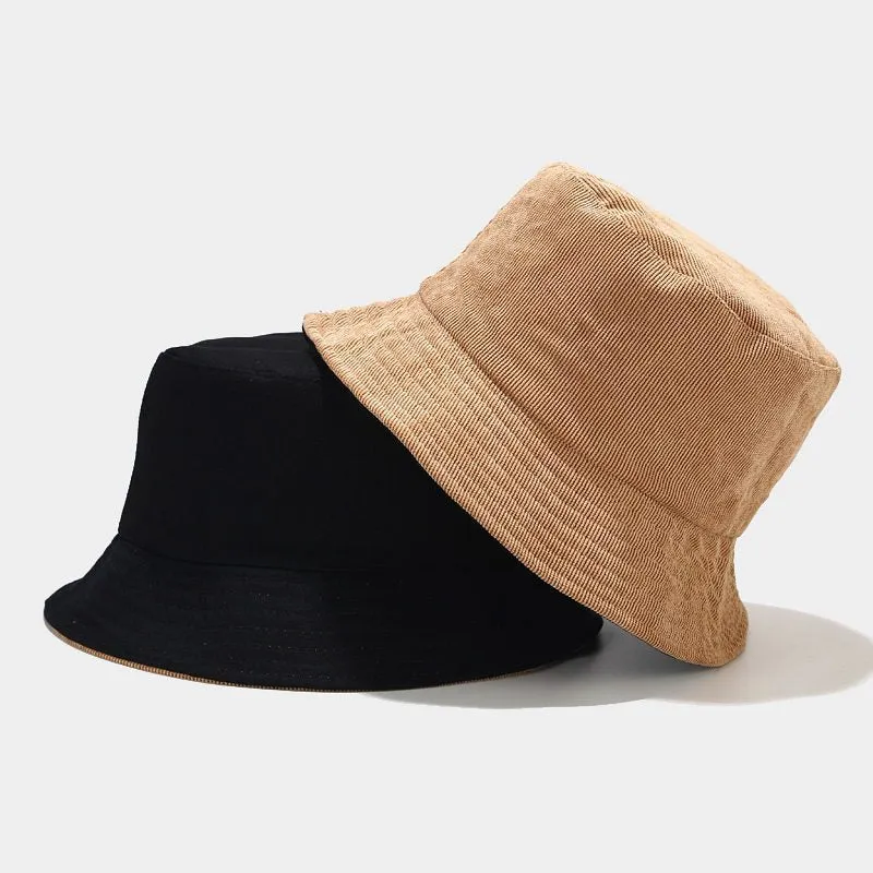 "HAT" Chapeau Bob en velour Noir - URB1™