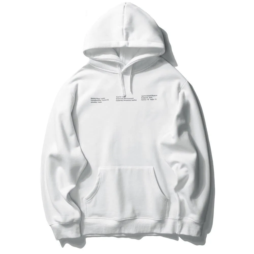 "MK" Sweat-shirt Hoodie à capuche Blanc - URB1™
