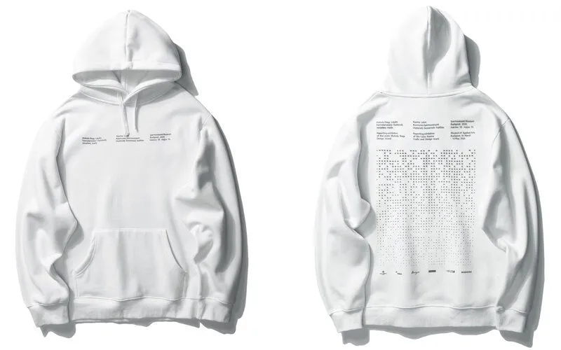 "MK" Sweat-shirt Hoodie à capuche Blanc - URB1™