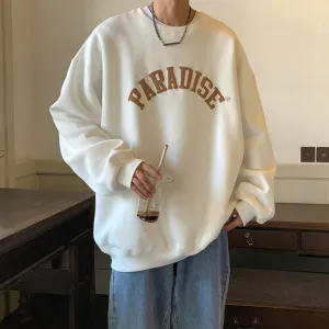 "PARADISE" Sweat-shirt Hoodie Vintage Imprimé Blanc - URB1™