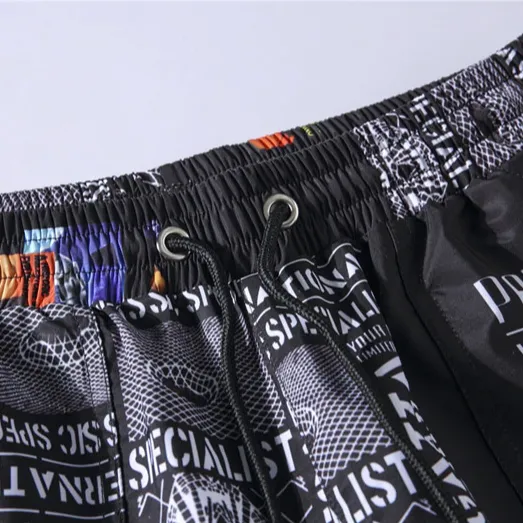 "PATROLLER" PANTALON CARGO NOIR STREETWEAR - URB1™