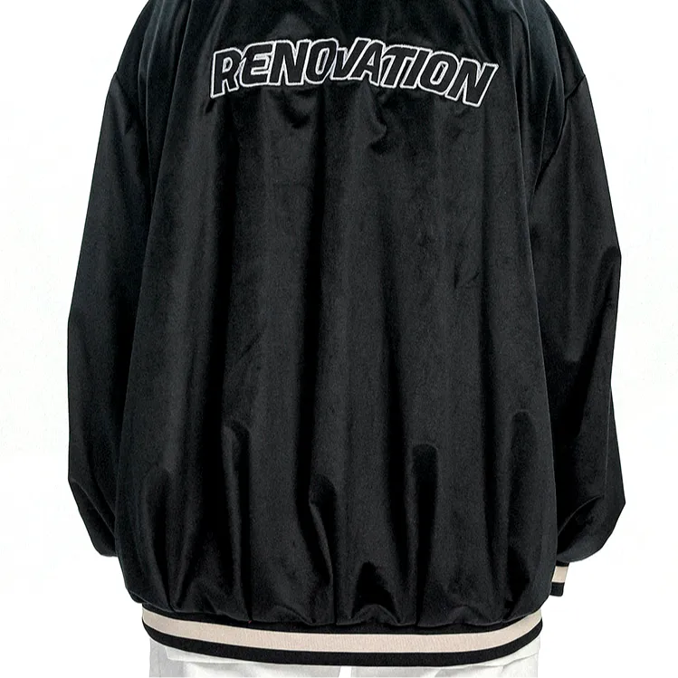 "RENOVATION" Veste Bombers Vintage Noir - URB1™