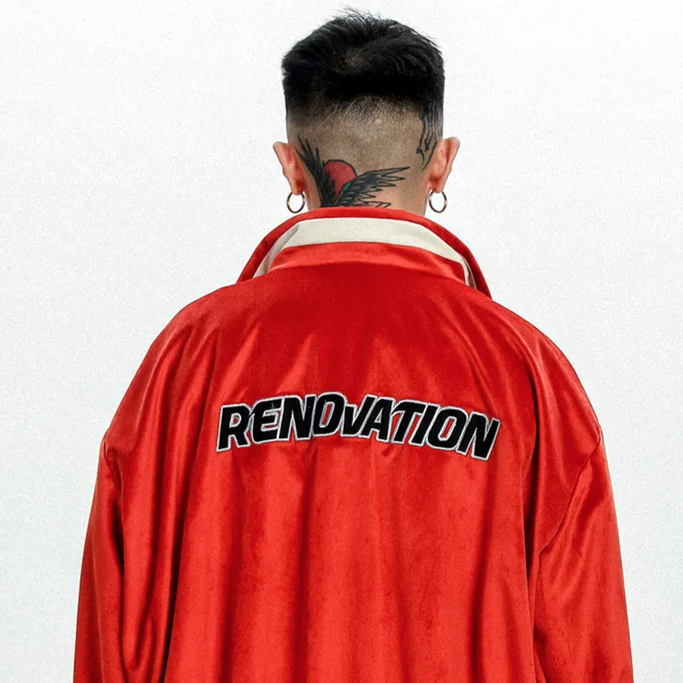 "RENOVATION" Veste Bombers Vintage Noir - URB1™