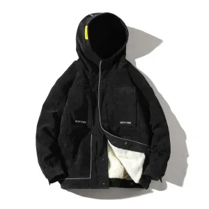 "SETMOHG" Manteau Blouson Beige Velour Mouton - URB1™