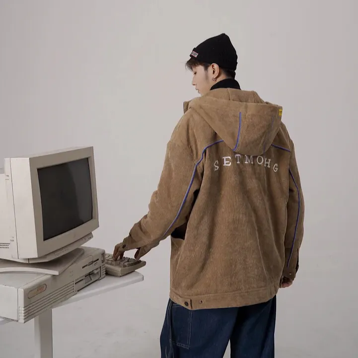 "SETMOHG" Manteau Blouson Beige Velour Mouton - URB1™