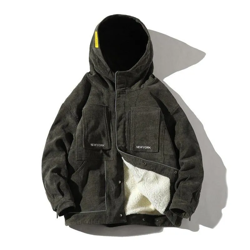 "SETMOHG" Manteau Blouson Beige Velour Mouton - URB1™