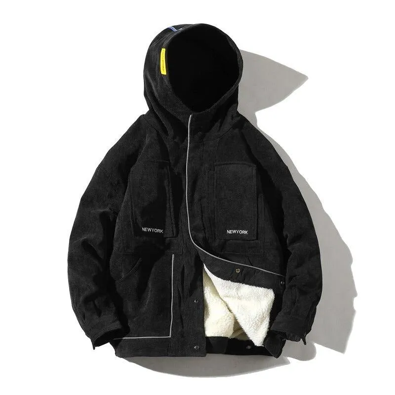 "SETMOHG" Manteau Blouson Beige Velour Mouton - URB1™