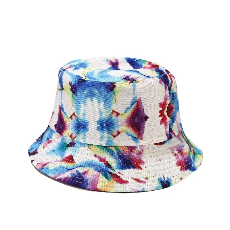 "TIE AND DYE" Chapeau Bob Imprimé Orange Rose - URB1™