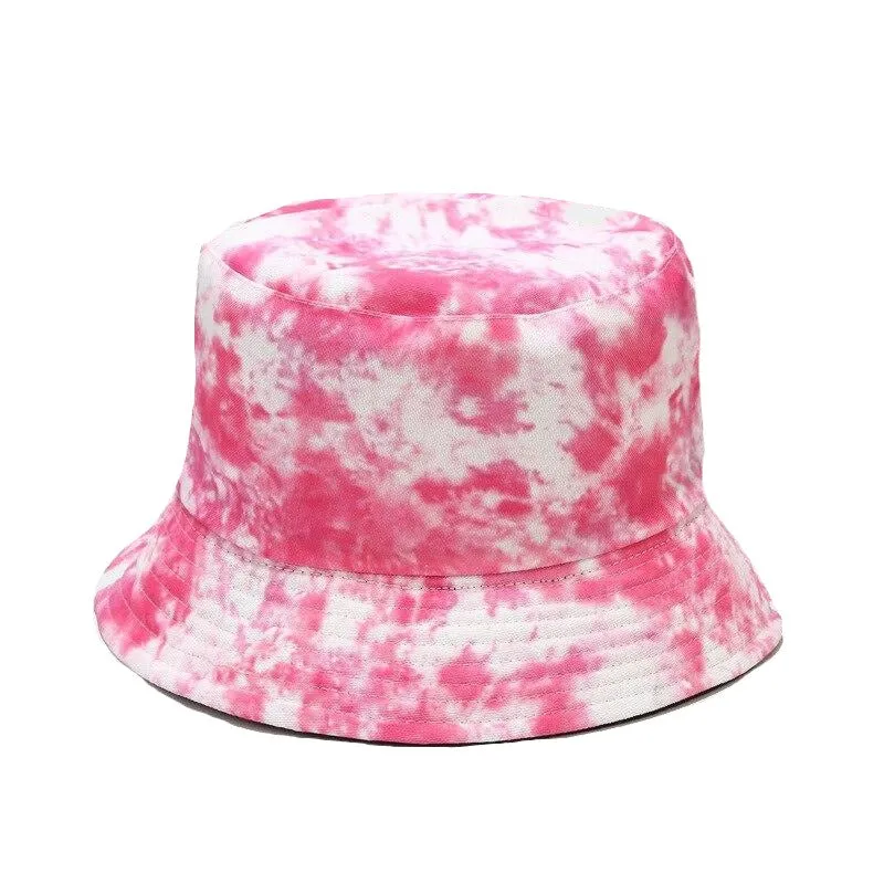"TIE AND DYE" Chapeau Bob Imprimé Orange Rose - URB1™