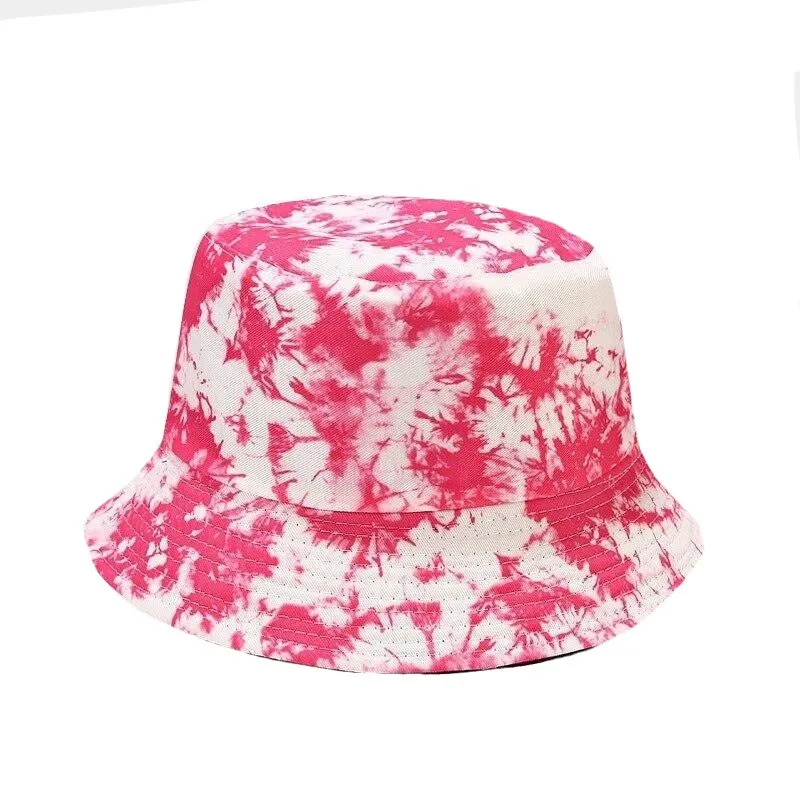 "TIE AND DYE" Chapeau Bob Imprimé Orange Rose - URB1™