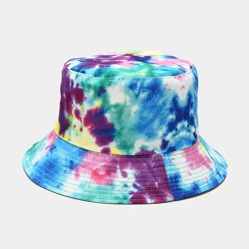 "TIE AND DYE" Chapeau Bob Imprimé Orange Rose - URB1™