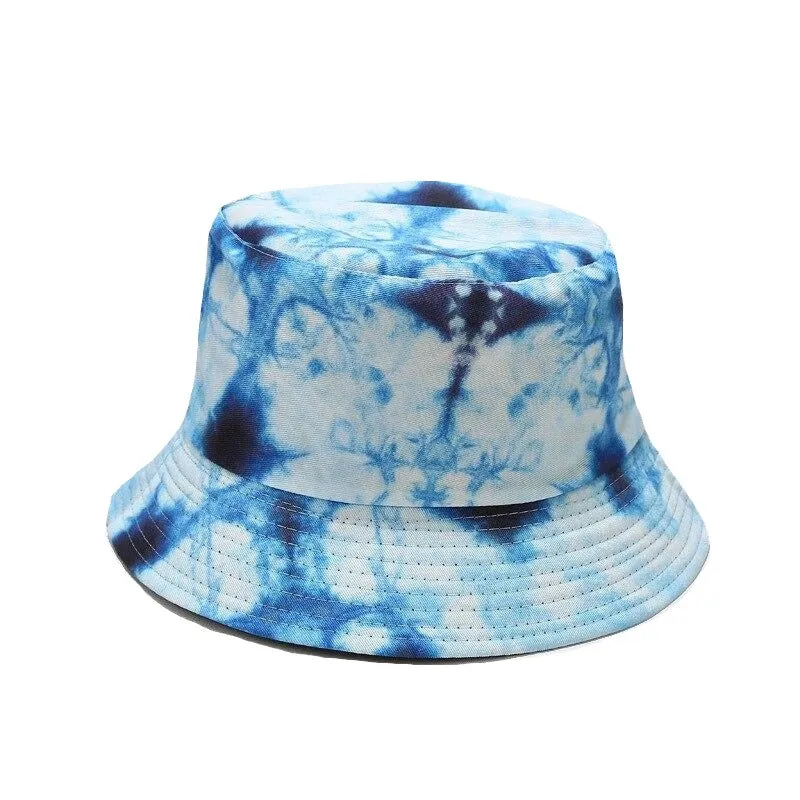 "TIE AND DYE" Chapeau Bob Imprimé Orange Rose - URB1™