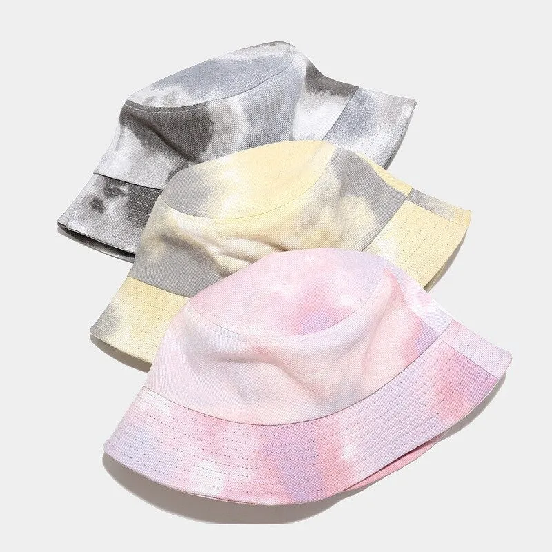"TIE AND DYE" Chapeau BOB Jaune - URB1™