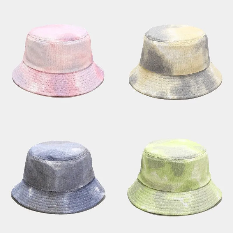 "TIE AND DYE" Chapeau BOB Jaune - URB1™