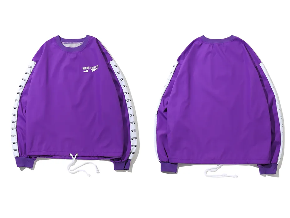 "TOMEYE" Sweat-shirt Crewneck Violet Streetwear - URB1™