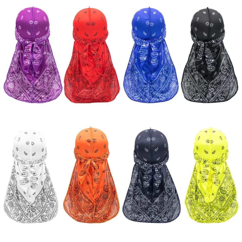 "WAVES" Durag Jaune Imprimé Bandana - URB1™