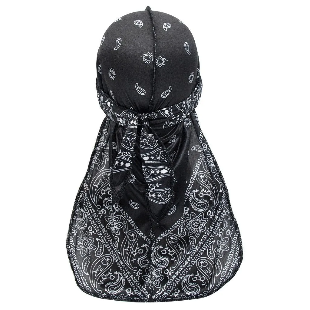 "WAVES" Durag Jaune Imprimé Bandana - URB1™
