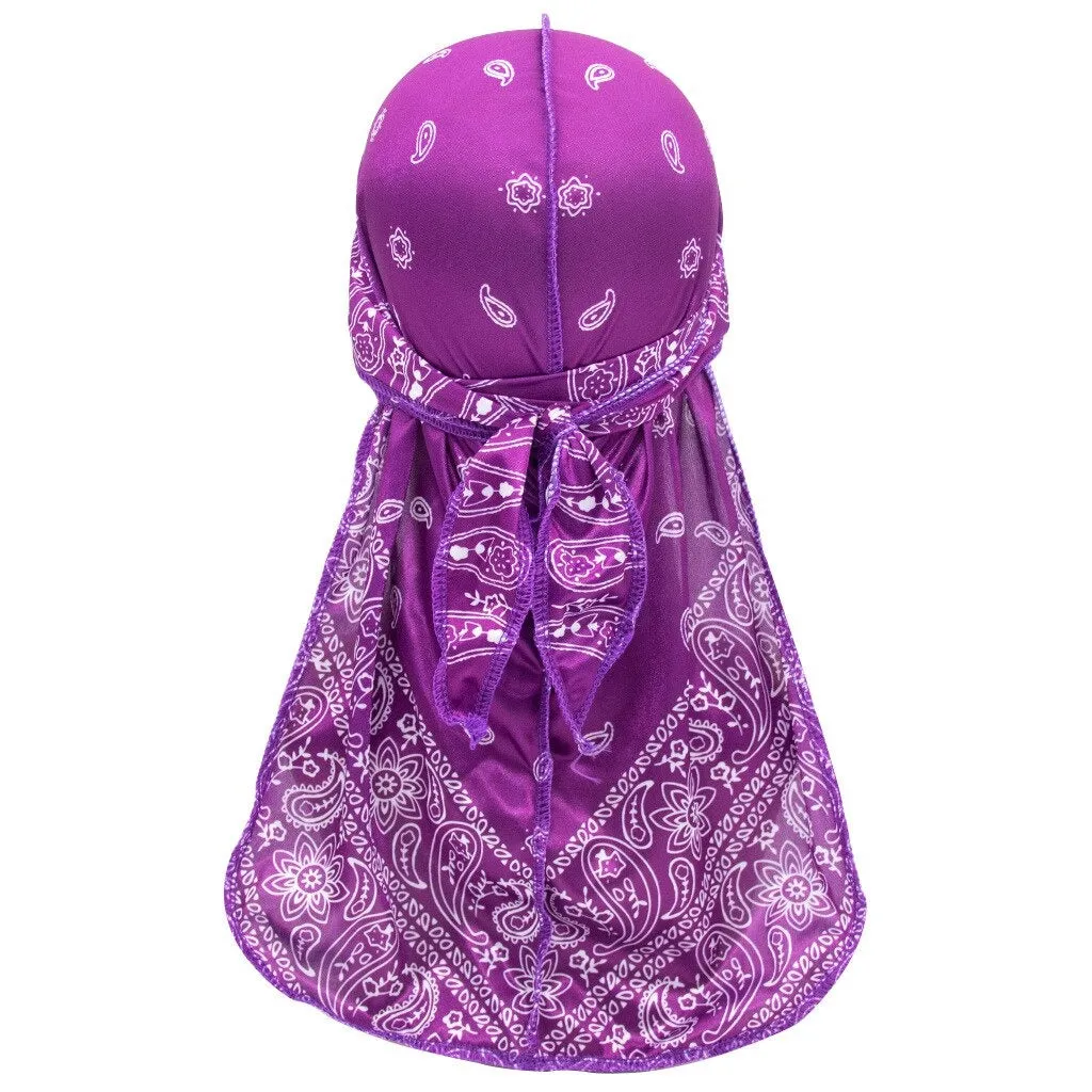 "WAVES" Durag Jaune Imprimé Bandana - URB1™