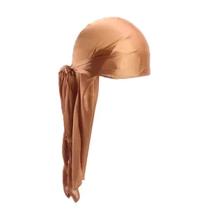 "WAVES" Durag Marron en Satin - URB1™