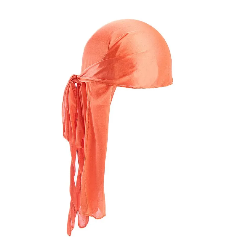 "WAVES" Durag Noir en Satin - URB1™