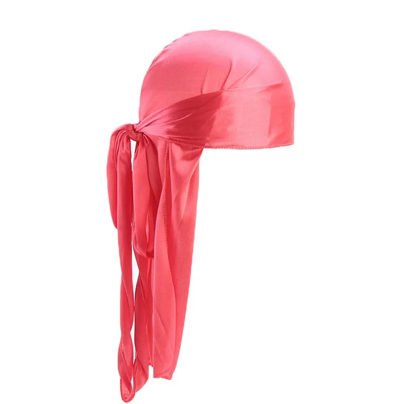 "WAVES" Durag Noir en Satin - URB1™
