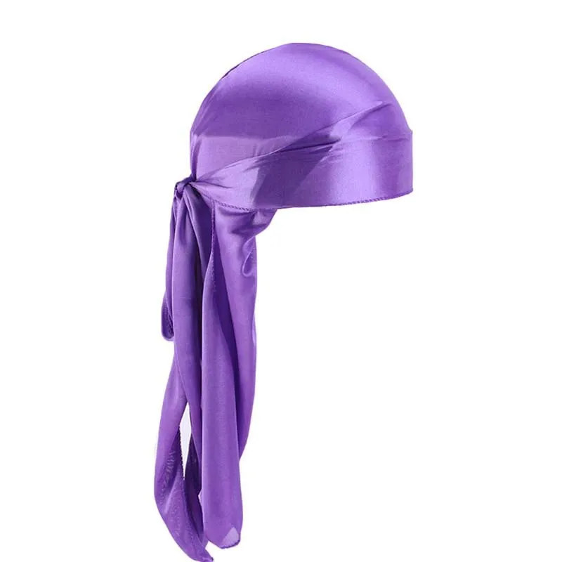 "WAVES" Durag Noir en Satin - URB1™