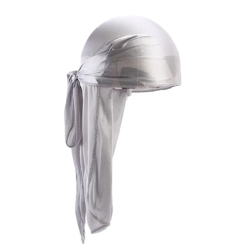"WAVES" Durag Noir en Satin - URB1™