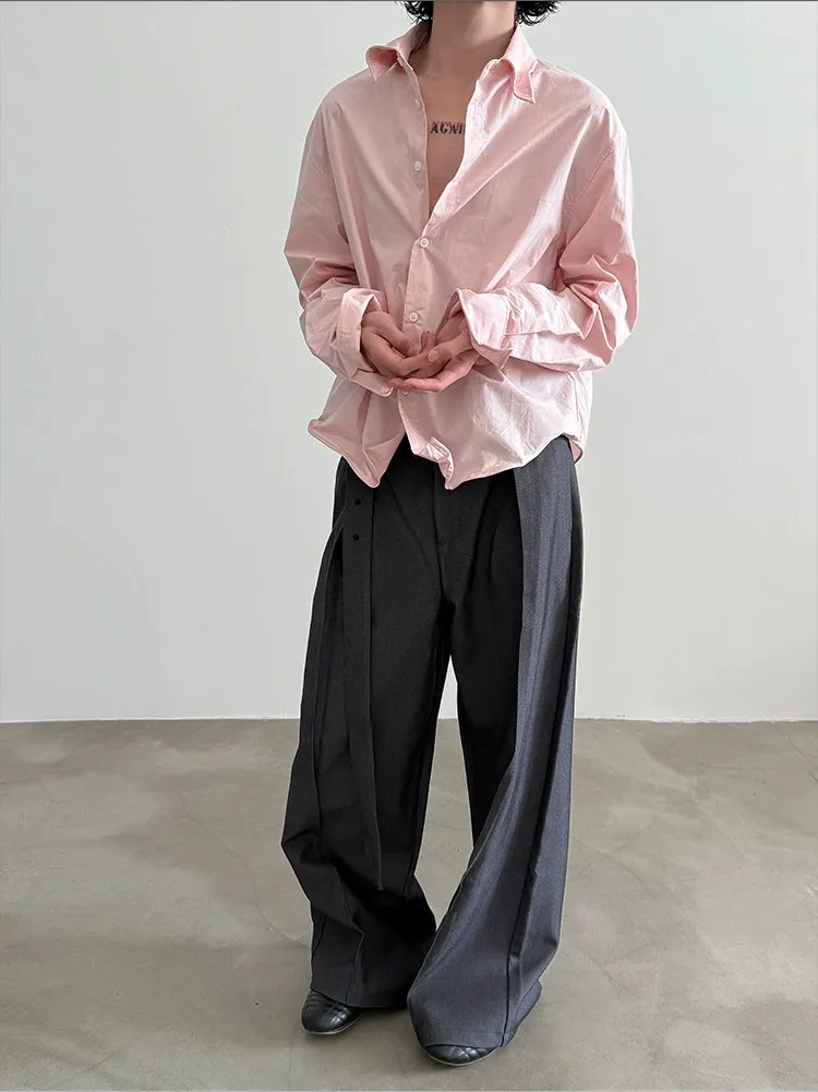 Relaxed Fit Button-Down Shirt
