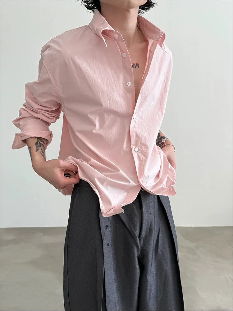 Relaxed Fit Button-Down Shirt