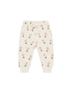 Relaxed Fleece Sweatpants - Tulips