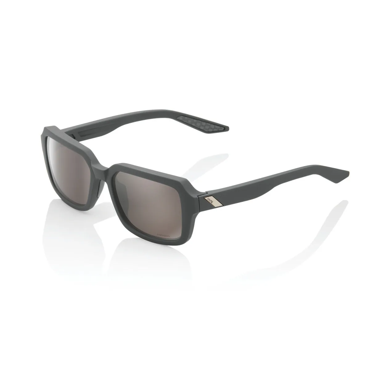 RIDELEY - Soft Tact Cool Grey - HiPER Silver Mirror Lens