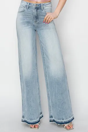 Risen High Rise Wide Leg Jeans ONLINE EXCLUSIVE
