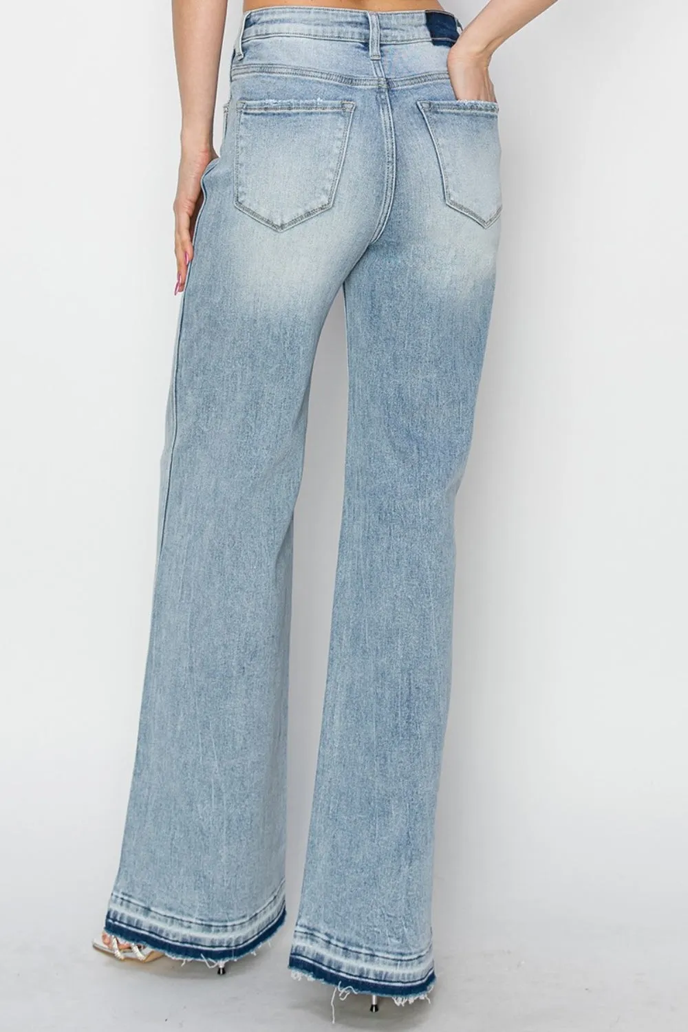 Risen High Rise Wide Leg Jeans ONLINE EXCLUSIVE