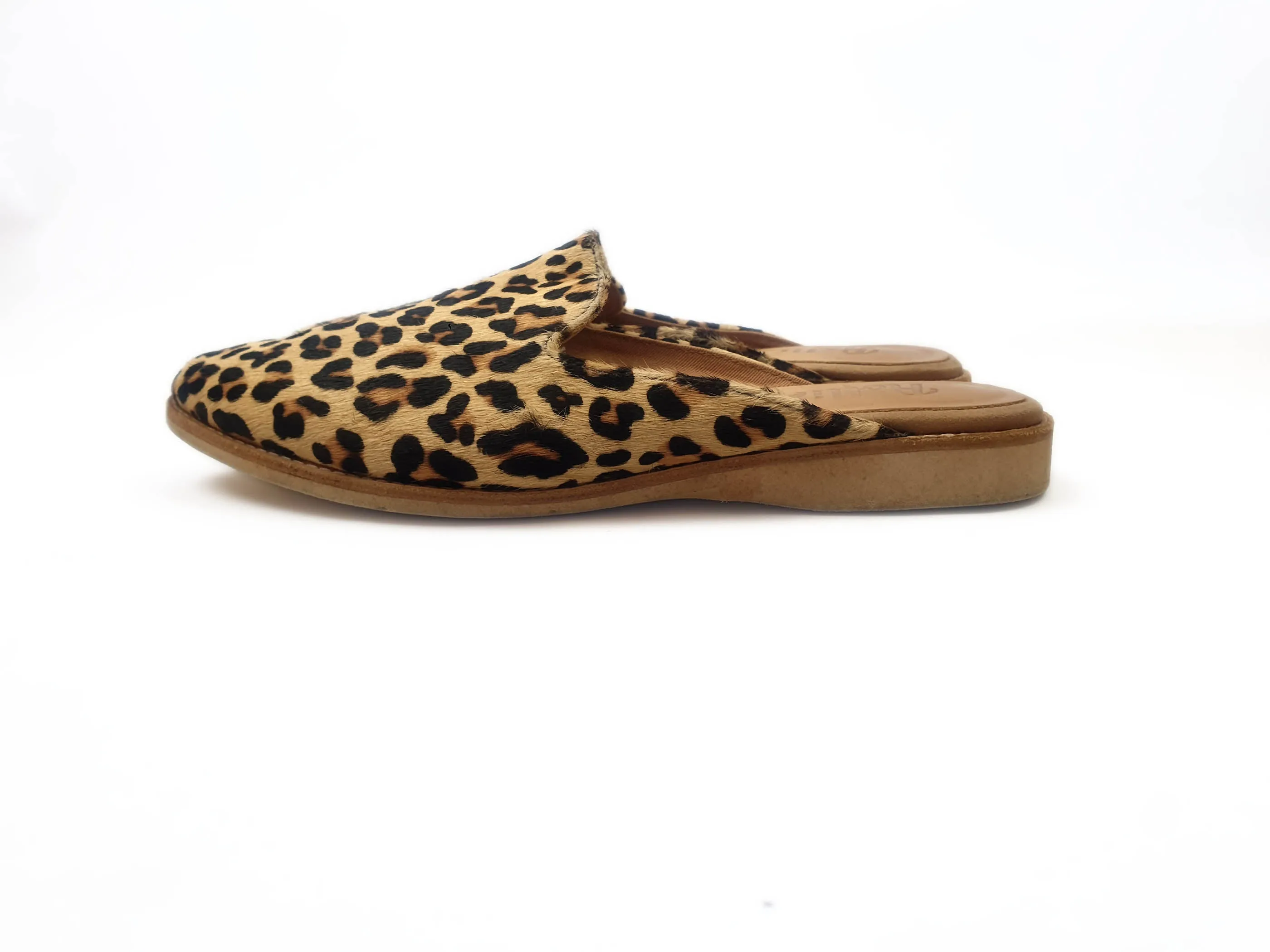 Rollie animal print slide on shoes size 37