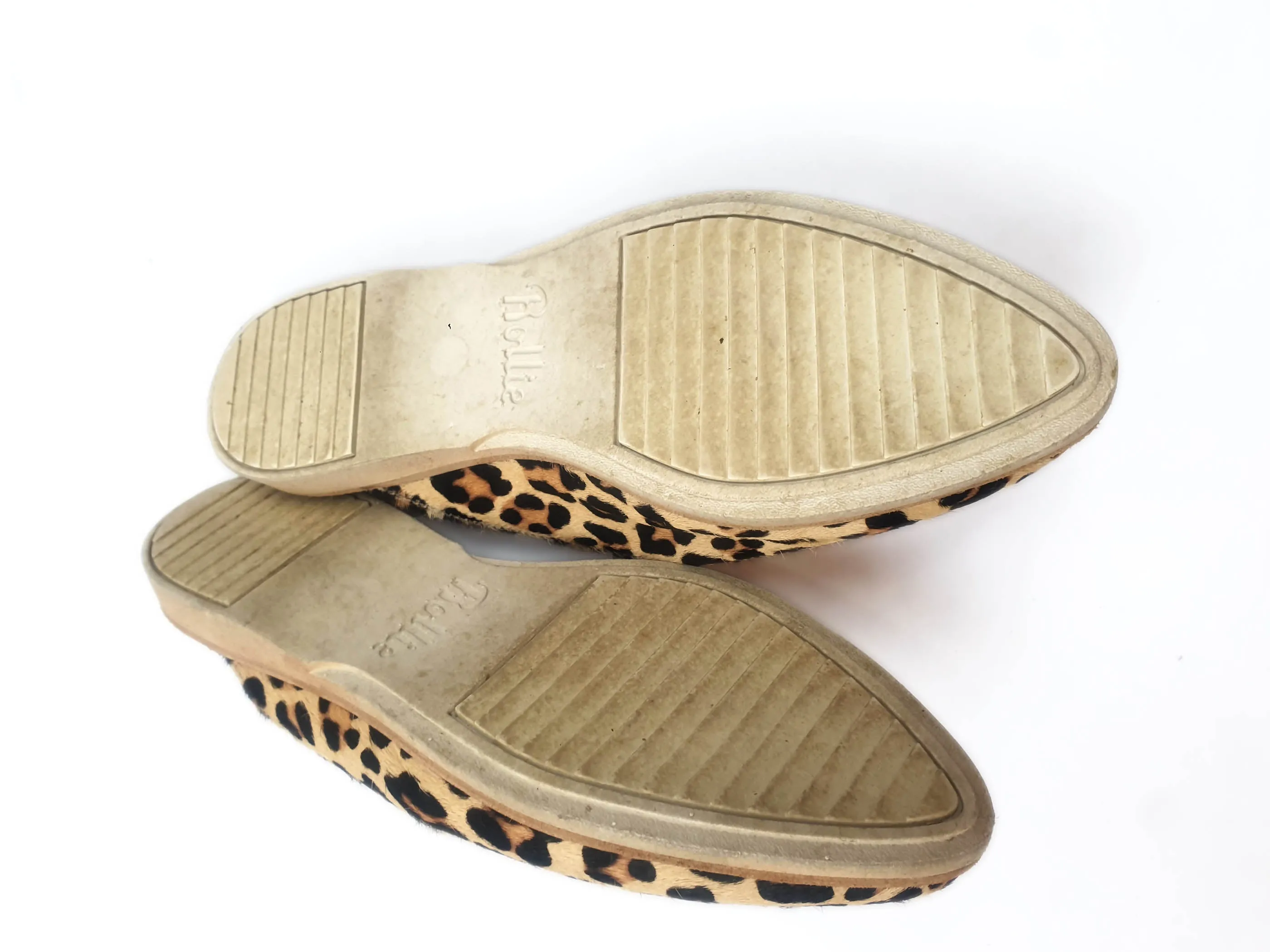Rollie animal print slide on shoes size 37