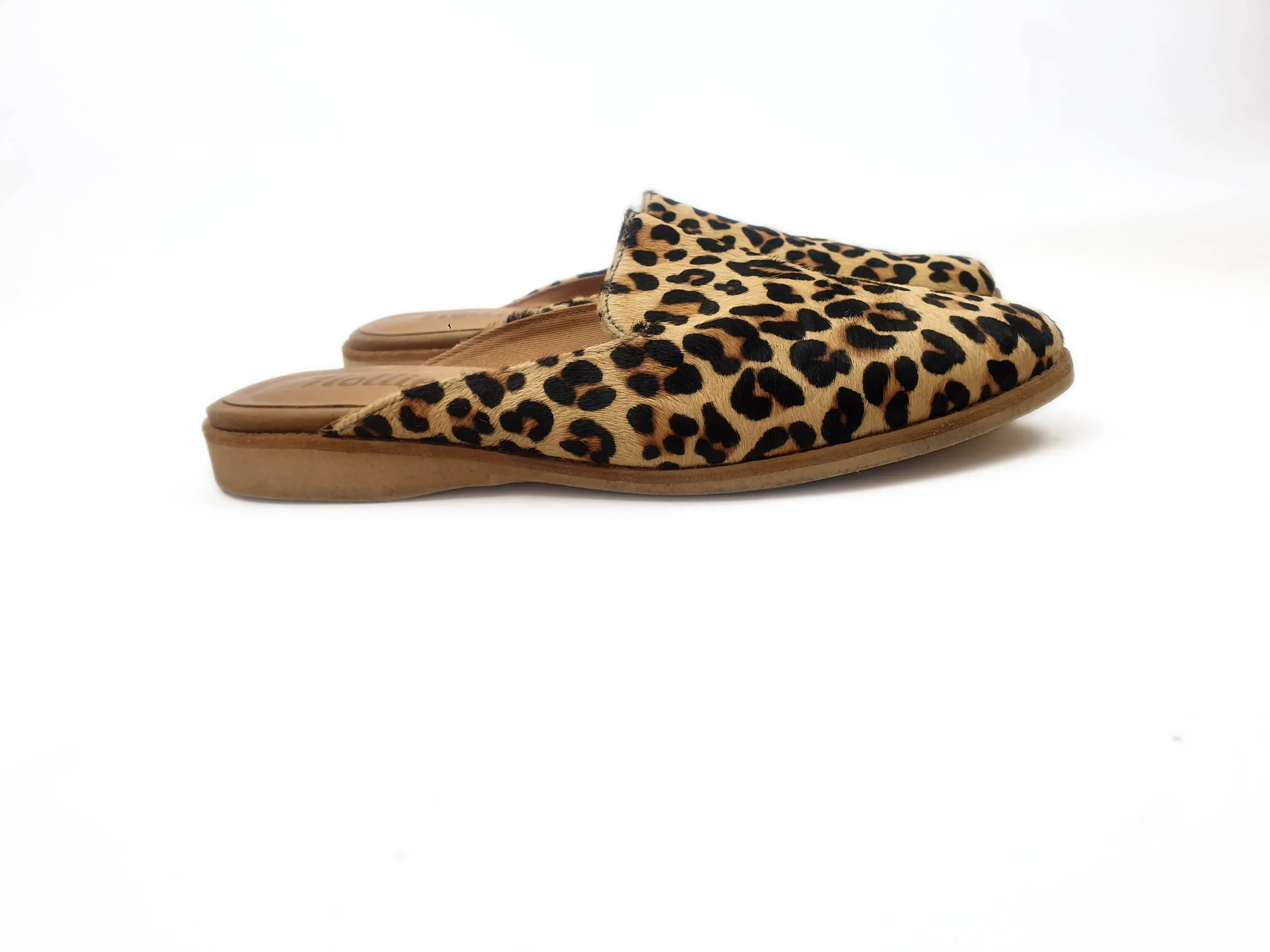 Rollie animal print slide on shoes size 37