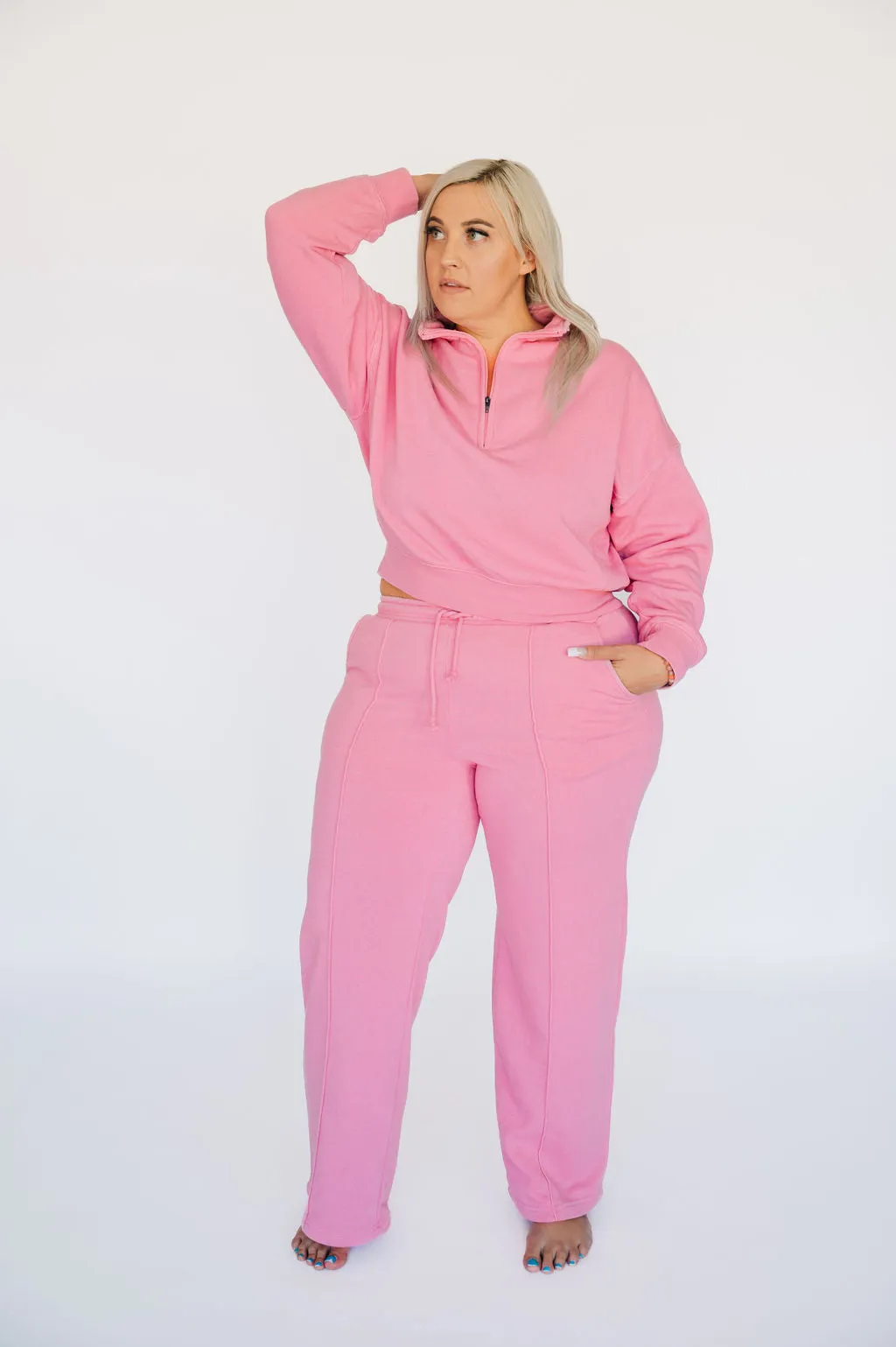 Saturday Afternoon Relaxed Sweatpants - Pink