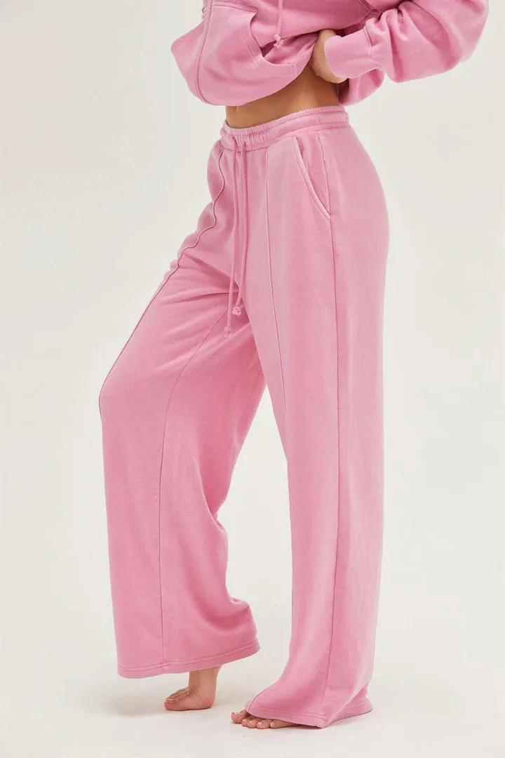Saturday Afternoon Relaxed Sweatpants - Pink