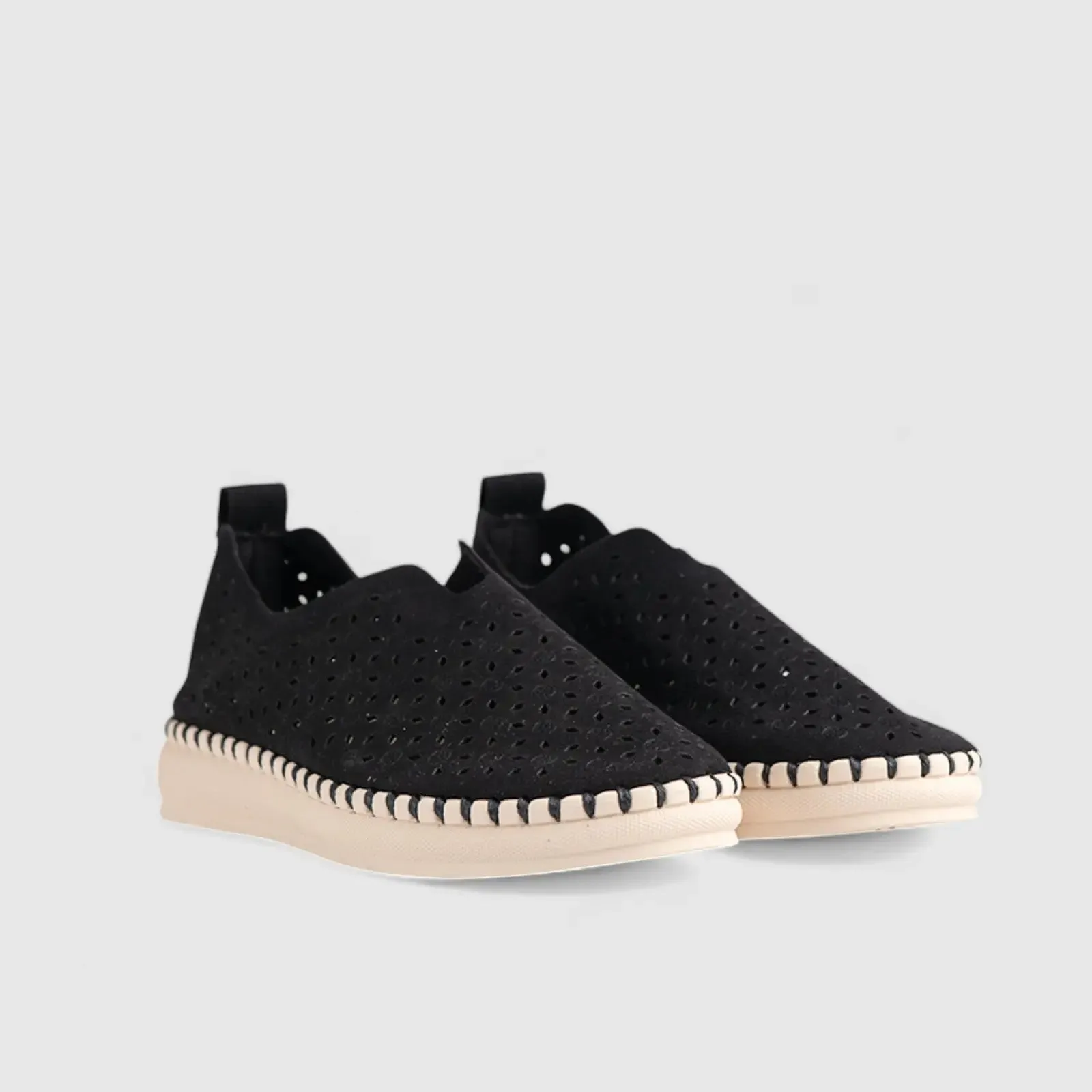 Sienna Comfort Slip On Casuals Black 01367
