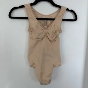 SKIMS Beige One-Piece Bodysuit