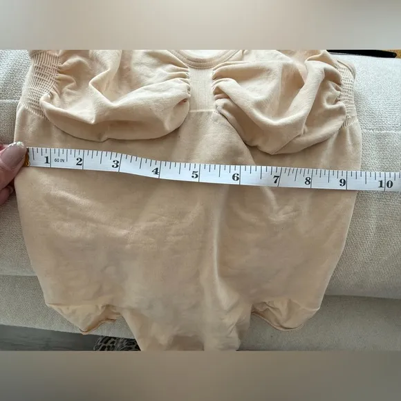 SKIMS Beige One-Piece Bodysuit