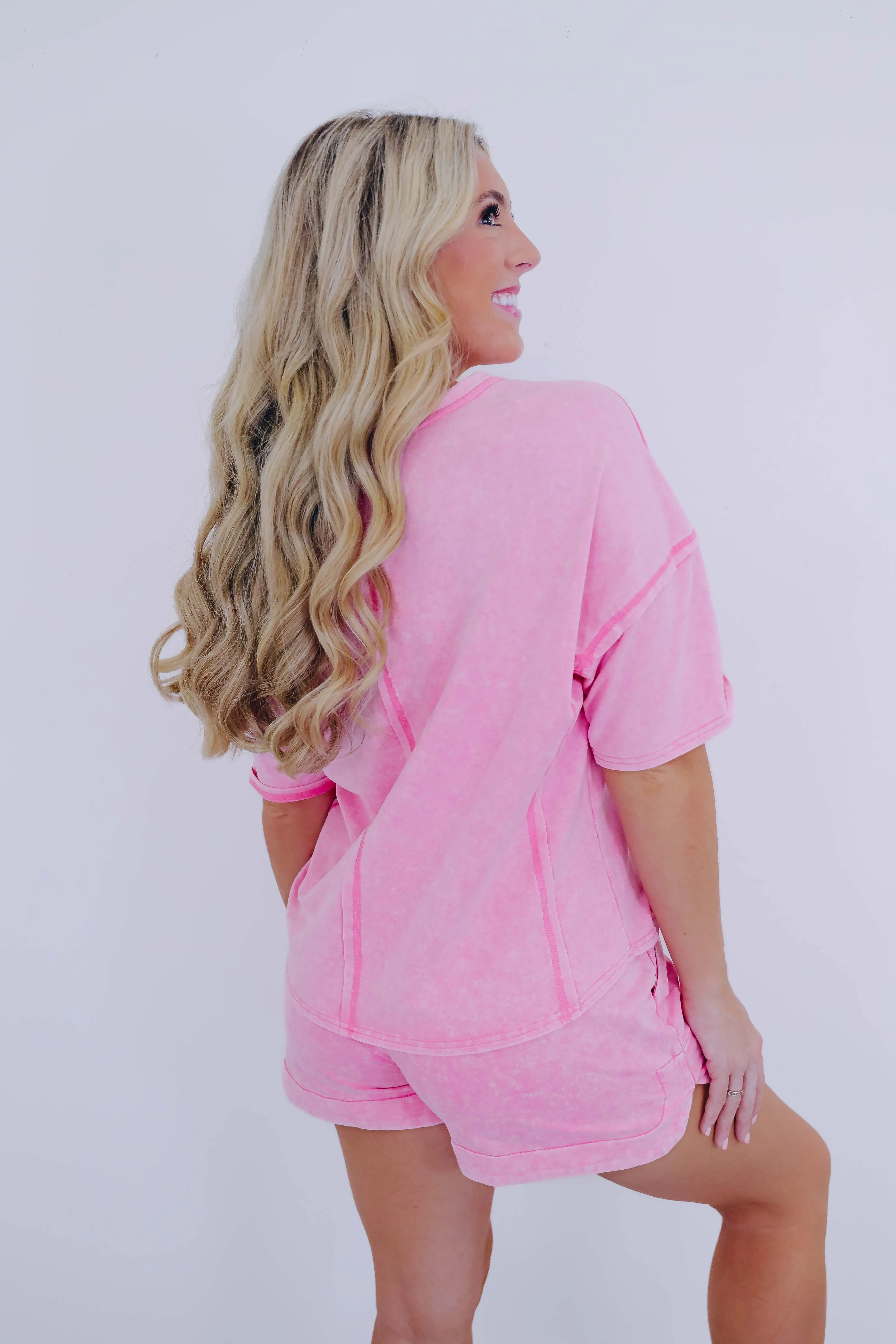 South Bleach Washed Short Set - 4 Colors