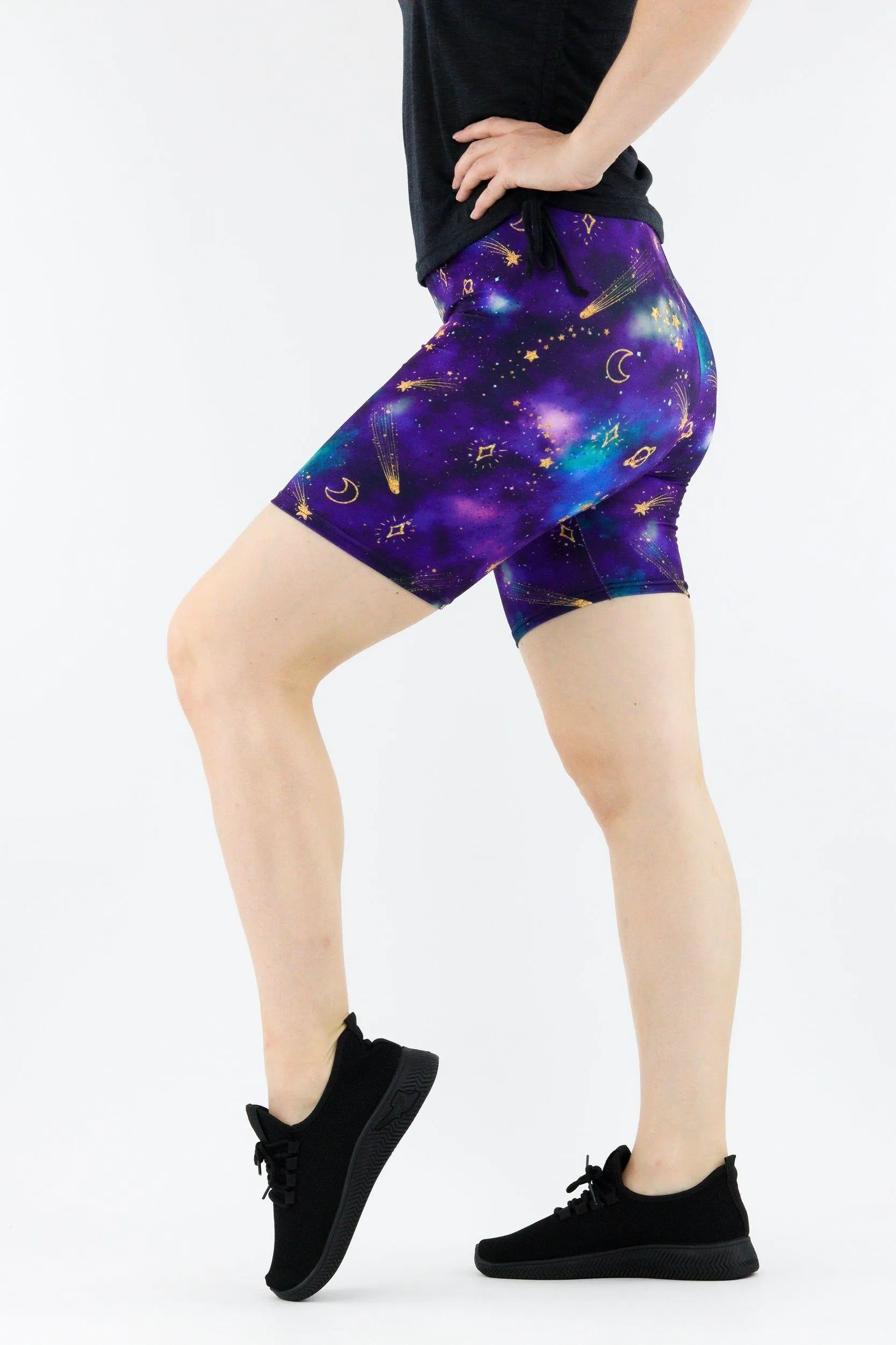 Sparkle Space - Casual Mid Shorts